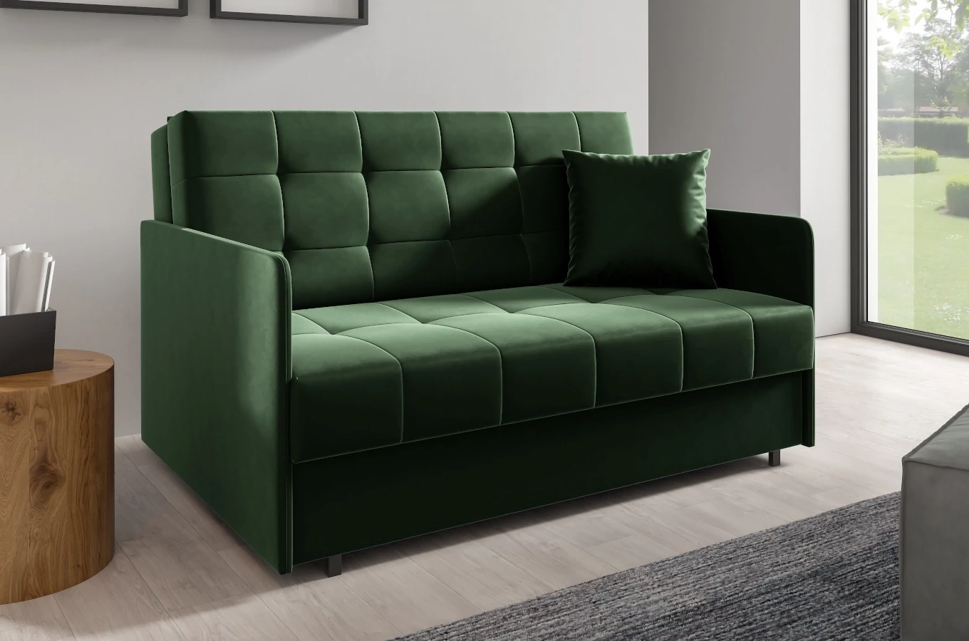 Klasyczna sofa NAOMI z funkcją spania / szerokość 140 cm