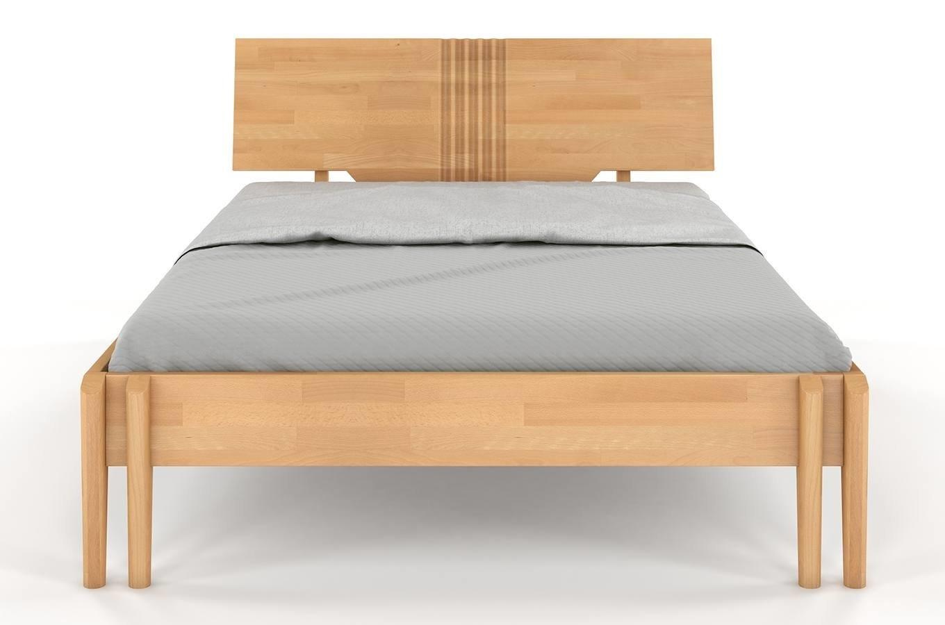 Łóżko drewniane bukowe Visby POZNAŃ / 140x200 cm, kolor naturalny