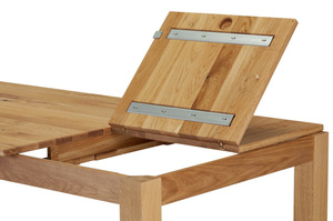 Nowoczesny rozkładany stół dębowy ANDERS 180-230 x 90 cm (dąb naturalny)