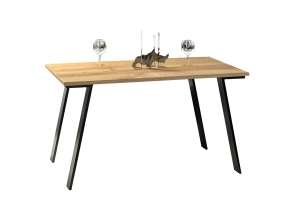 Nowoczesny rozkładany stół LIWIA 130-210 x 80 cm (dąb wotan)