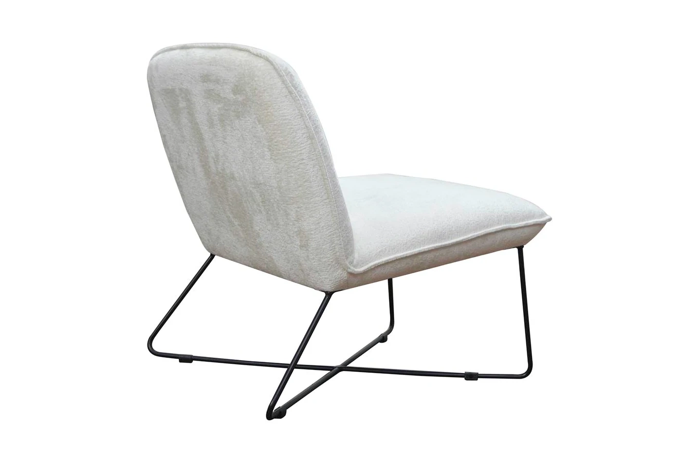 Nowoczesny fotel HERMES z metalowymi nogami