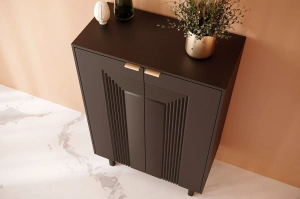 Czarna komoda / szafka na buty Dancan YOKO / szer. 80 cm