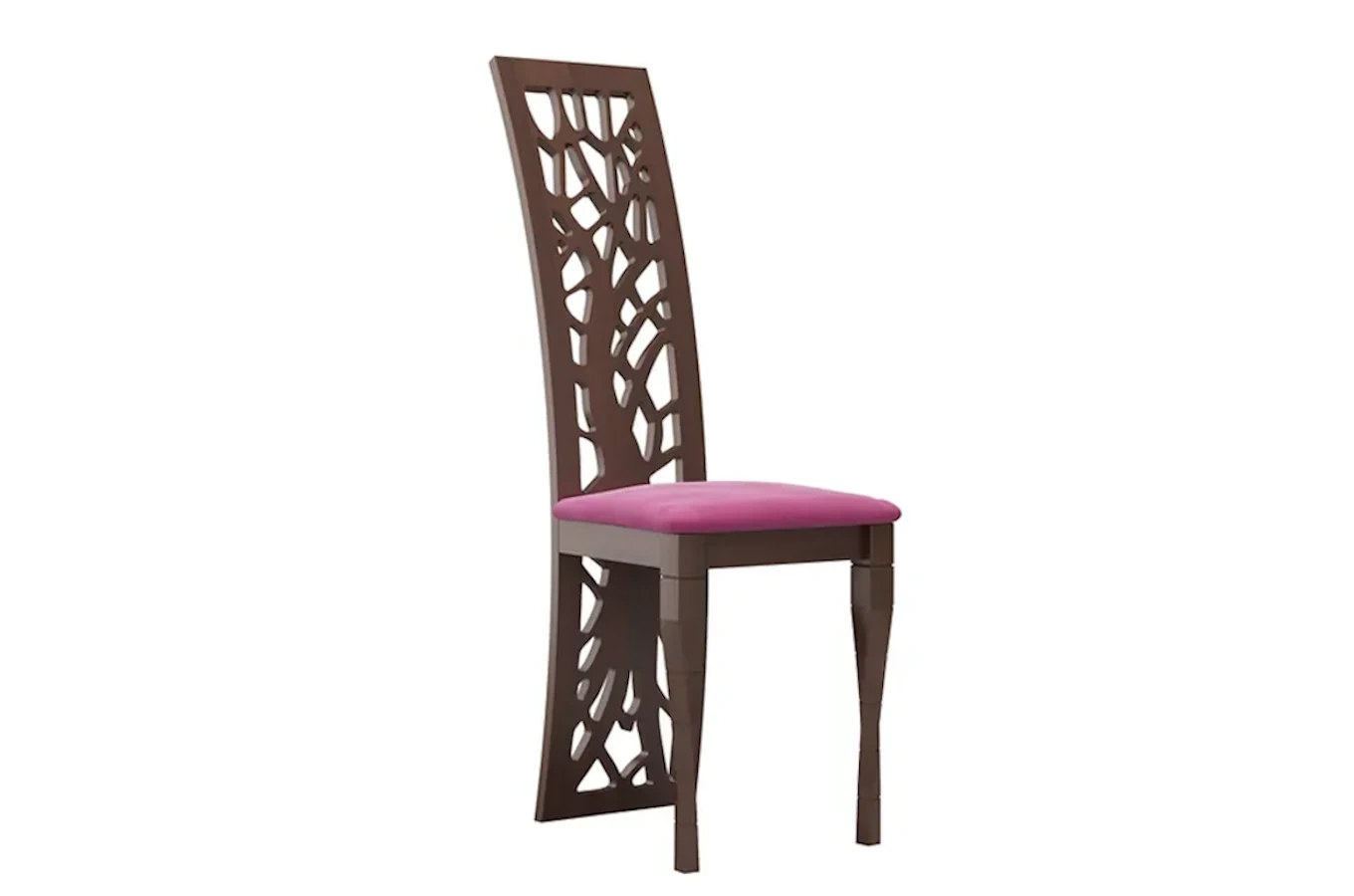 Nowoczesne krzesło 603 z ażurowym oparciem
