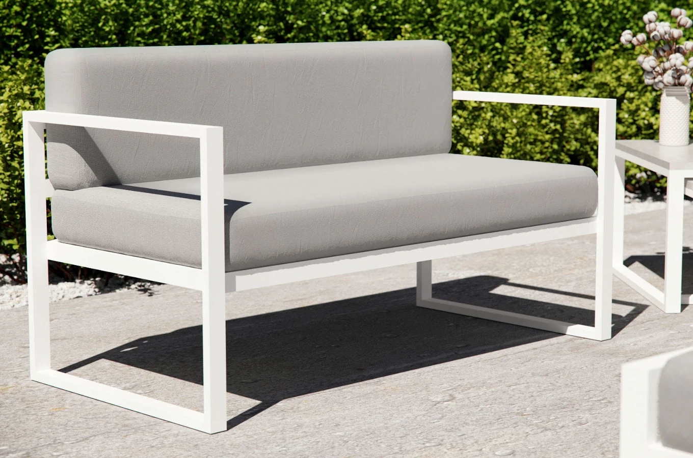 Tapicerowana sofa do ogrodu MONACO