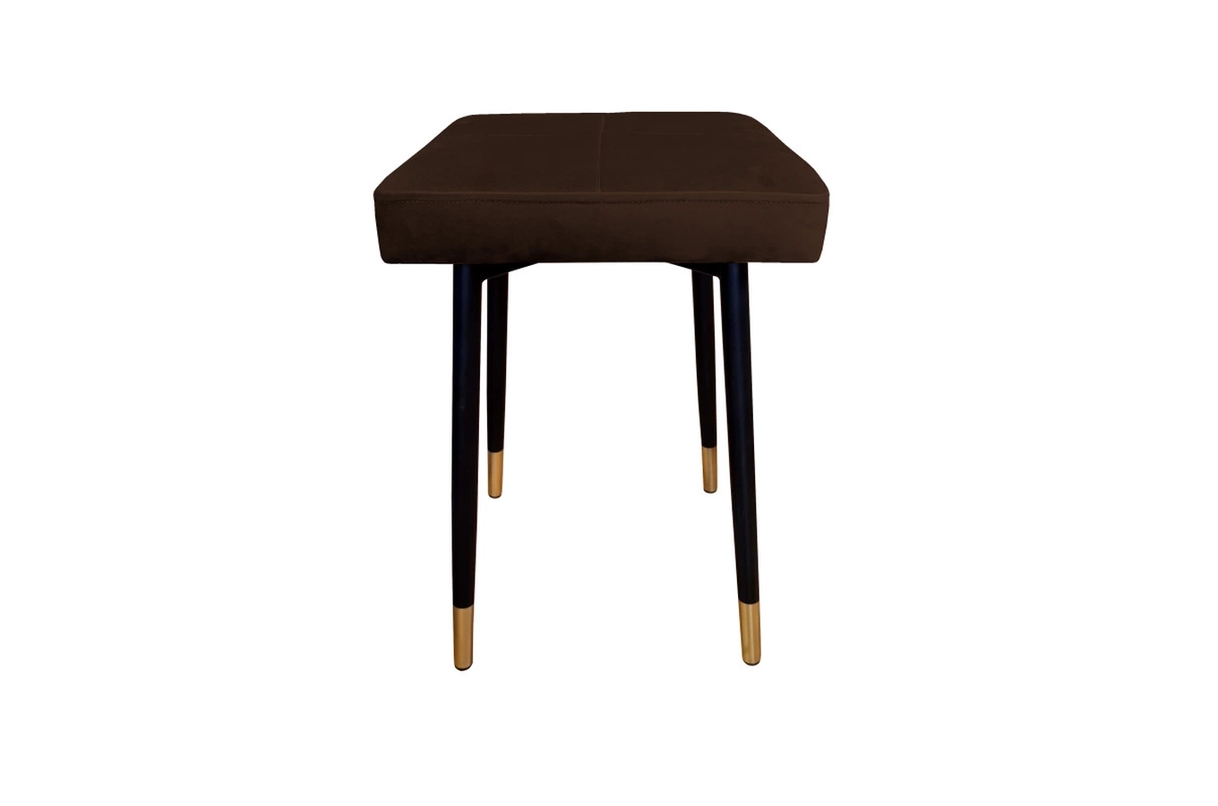 Tapicerowany taboret QUINTO na metalowych nogach / kolor tkaniny + podstawy do wyboru!