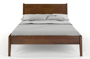 Łóżko drewniane sosnowe Visby RADOM / 180x200 cm, kolor orzech