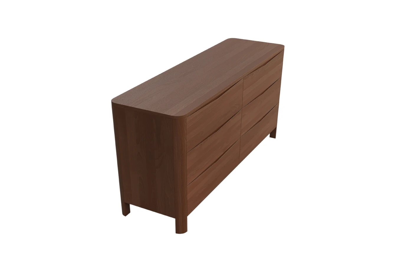 Drewniana komoda bukowa Visby MODENA LOW 150