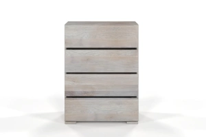 Drewniana komoda dębowa Visby Sandemo 4S80 / szer. 80 cm