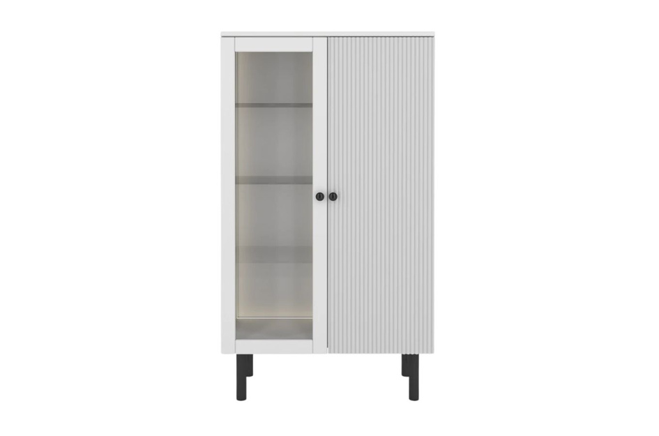 Biała witryna Visby NORVIK High / szer. 80 cm