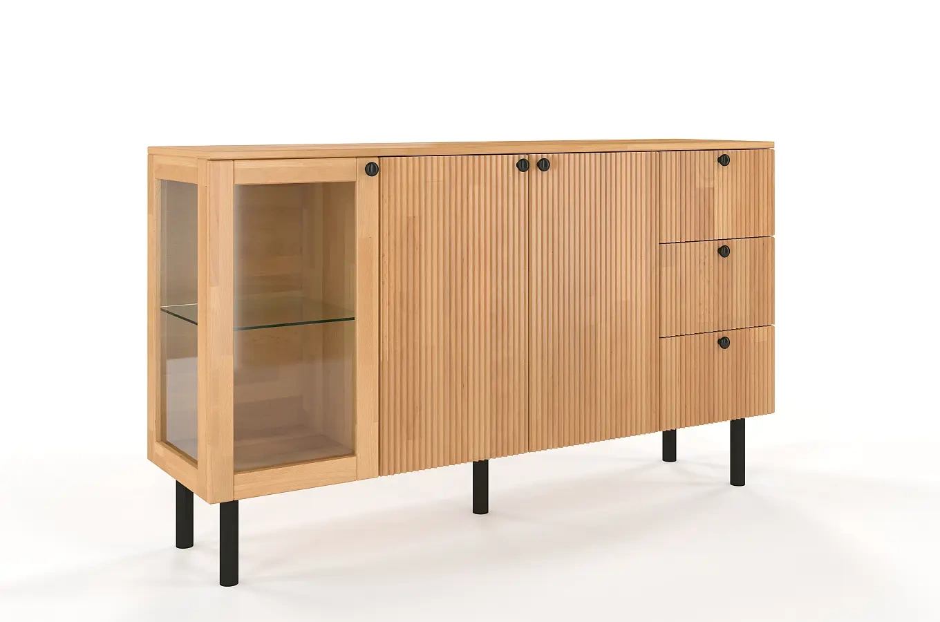 Komoda bukowa Visby Norvik / szer. 160 cm