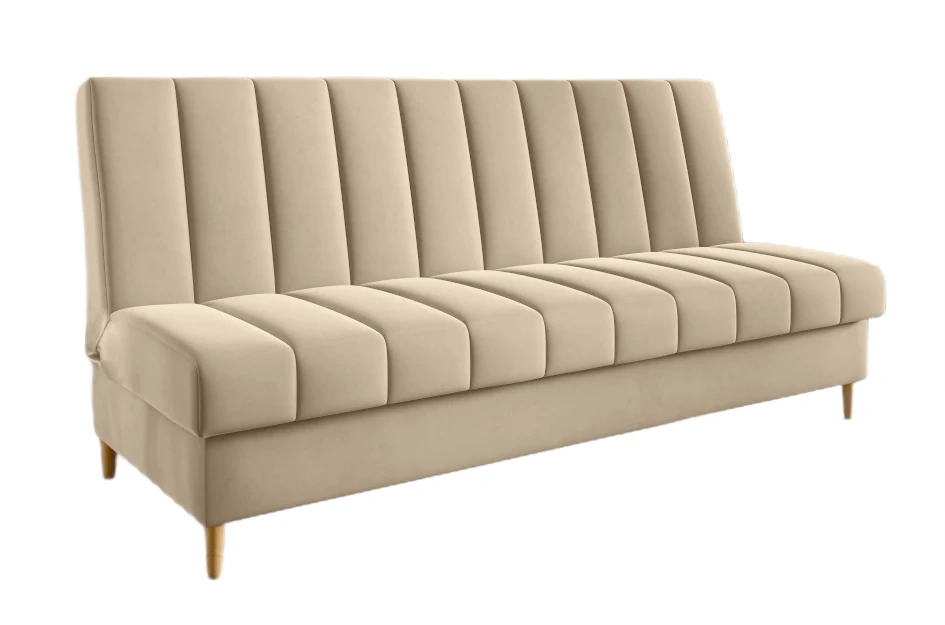 Nowoczesna sofa NEVADA w skandynawskim stylu z funkcją spania i pojemnikiem na pościel