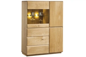 Dębowy kredens ATLANTA / szer. 99 cm