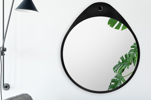 Okrągłe lustro OSLO / rama dostępna w 2 kolorach