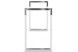 Srebrny stelaż do toaletki Dancan EVA