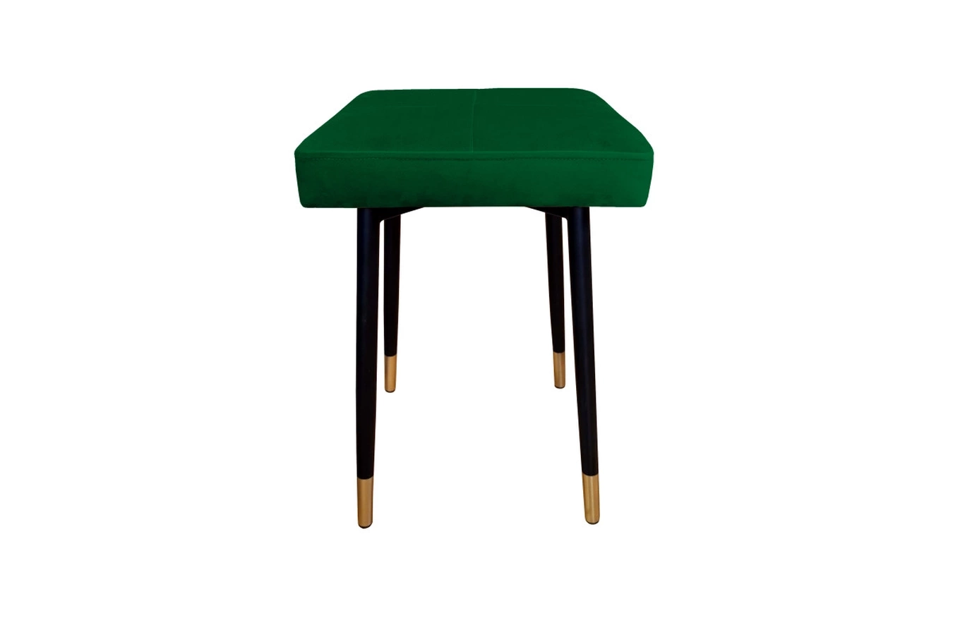 Tapicerowany taboret QUINTO na metalowych nogach / kolor tkaniny + podstawy do wyboru!