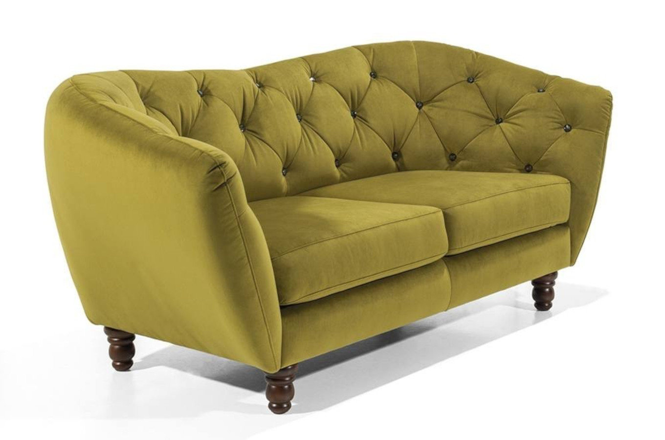 Elegancka sofa DOLORES z pikowanym oparciem / szerokość 190 cm