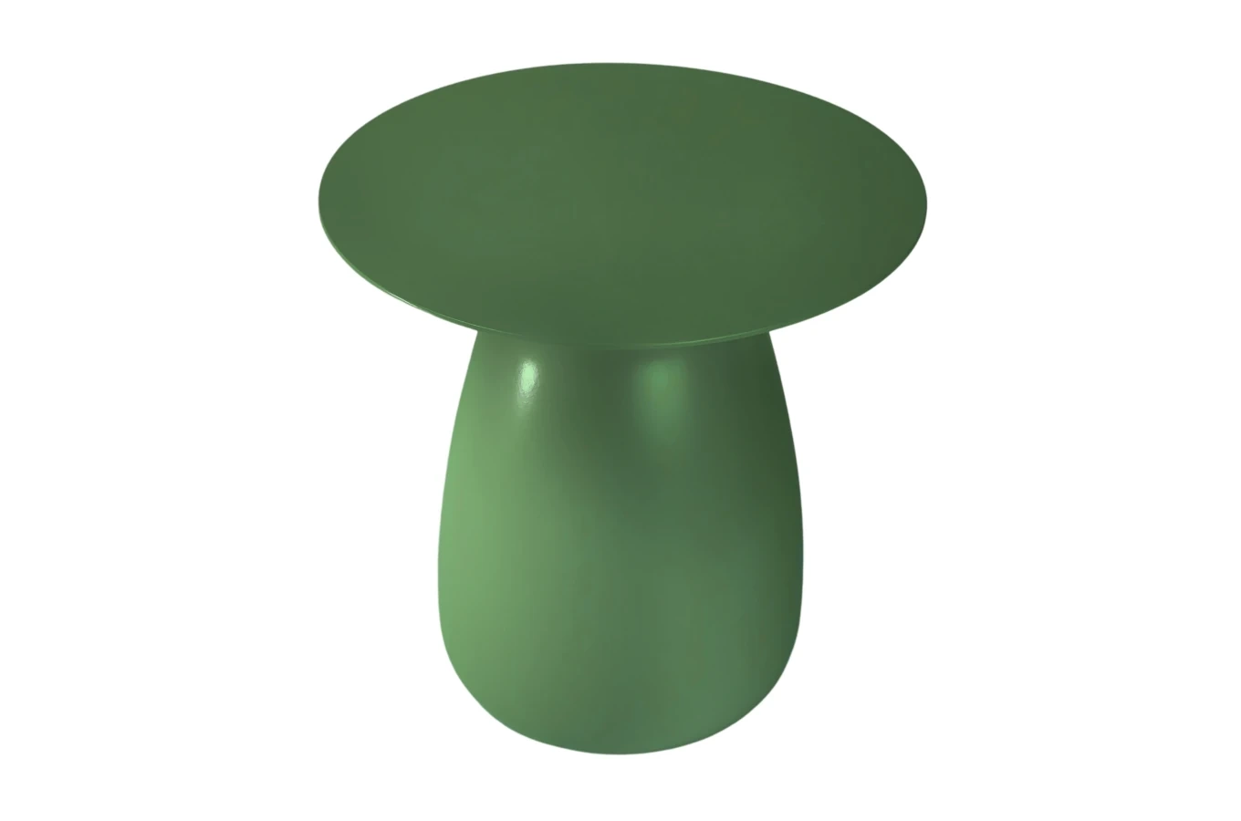 Stolik drewniany Kayani BAOBAB 34 różne kolory, wys. 34 cm / kolor groszkowa zieleń