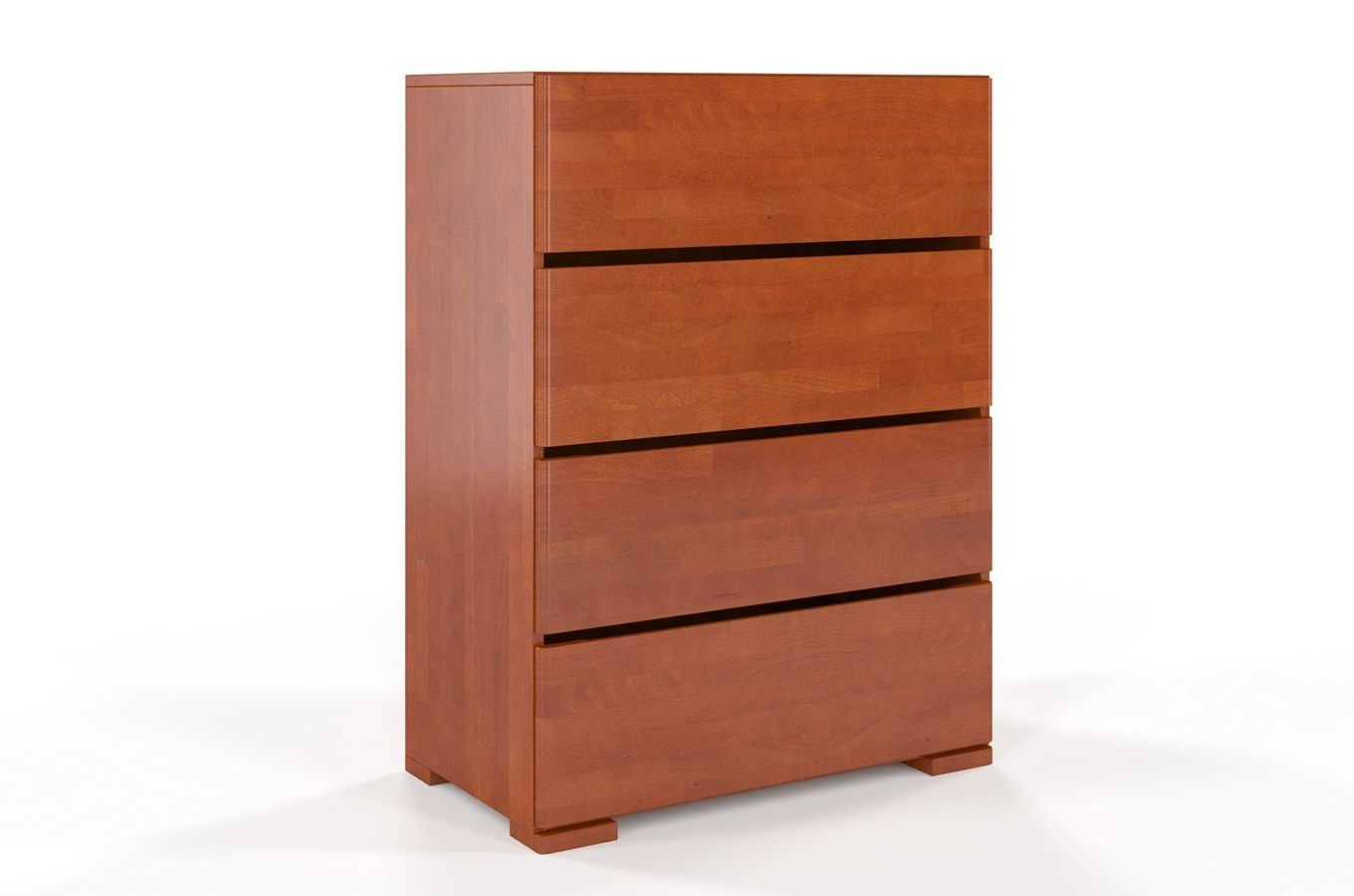 Drewniana komoda bukowa Visby Sandemo 4S80 / szer. 80 cm, kolor naturalny