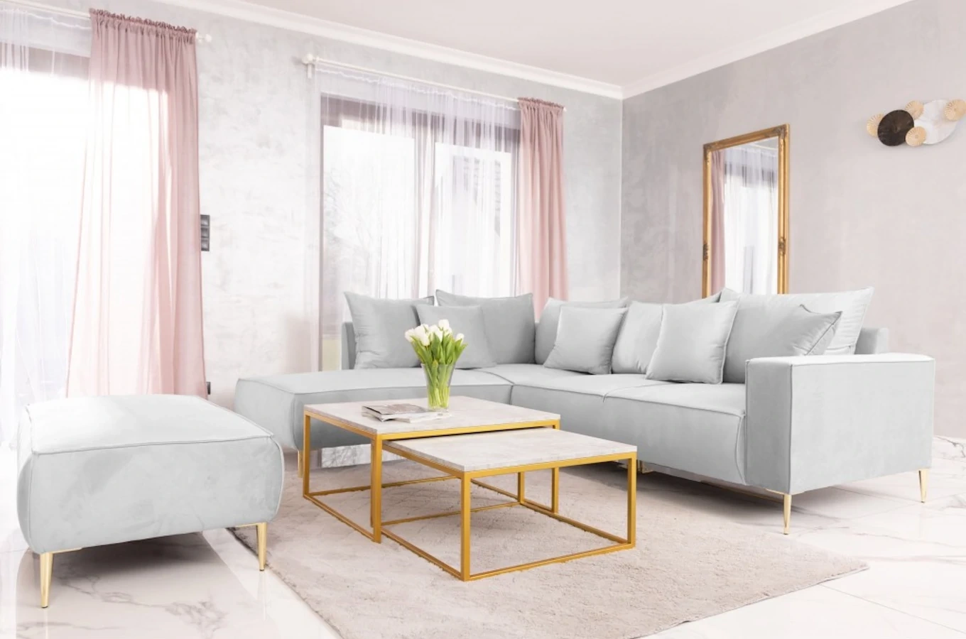 Nowoczesny narożnik VANILLA