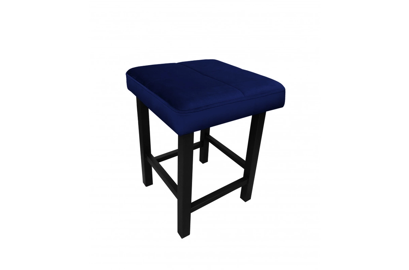 Tapicerowany taboret QUARTO na metalowych nogach / kolor tkaniny + wysokość do wyboru!