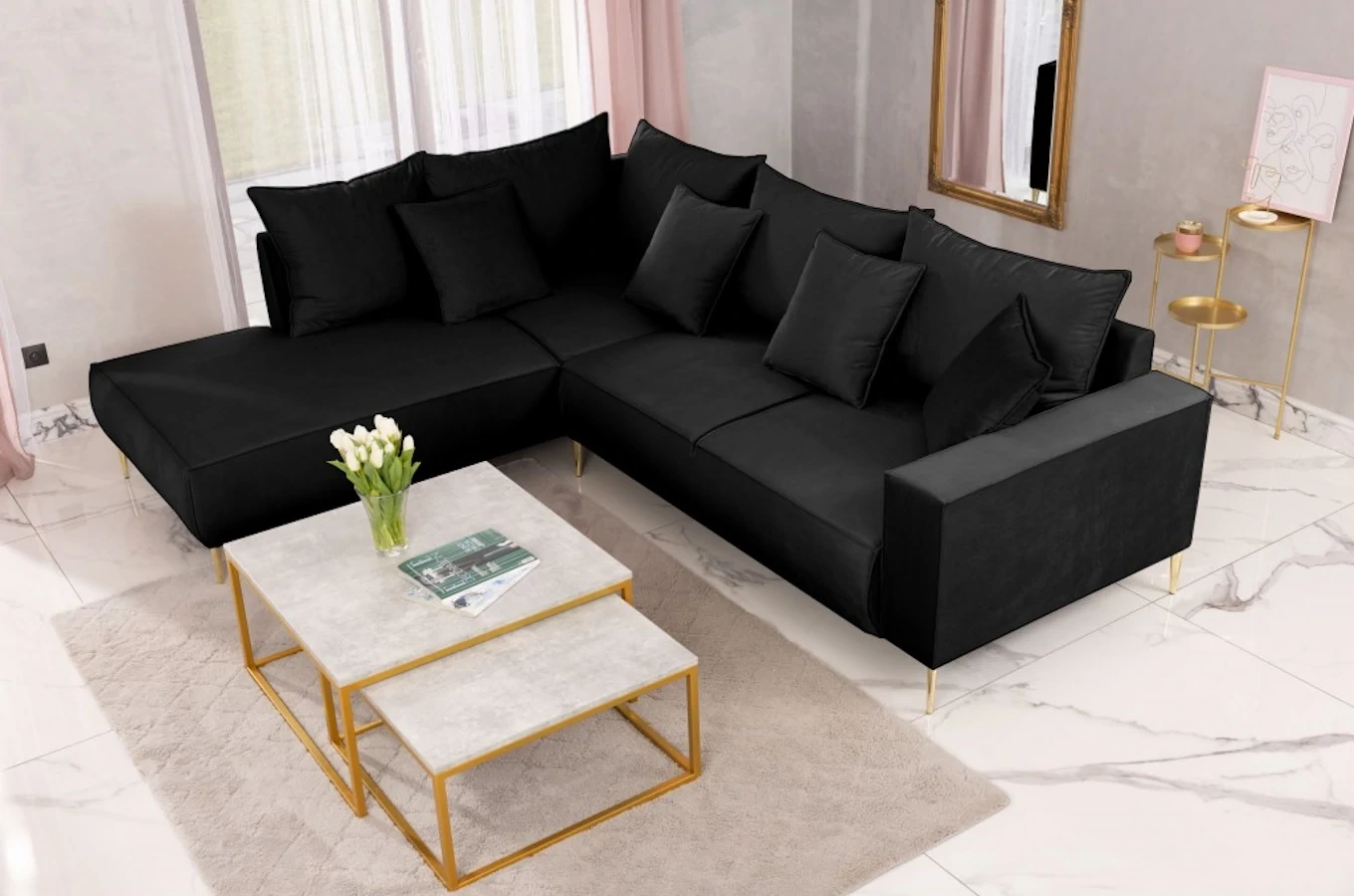 Nowoczesny narożnik VANILLA