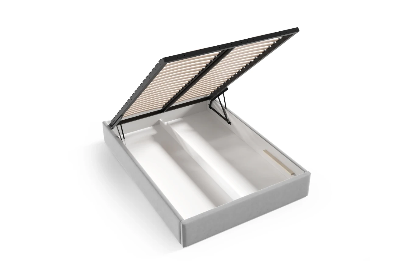 Łóżko tapicerowane do sypialni CAPRI - bez zagłówka