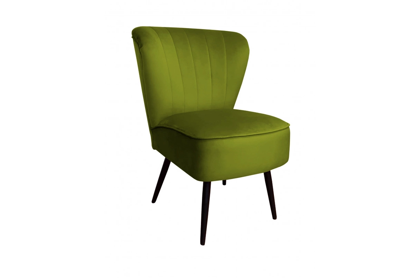 Tapicerowany fotel BOLSZEWIK na metalowych nogach