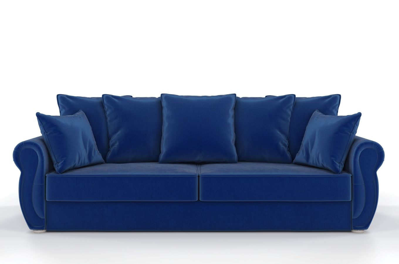 Elegancka 3-osobowa sofa BONA w angielskim stylu z funkcją spania i pojemnikiem na pościel