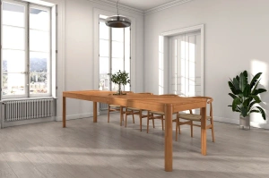 Stół drewniany bukowy rozkładany Skandica RUBY 140-260 cm