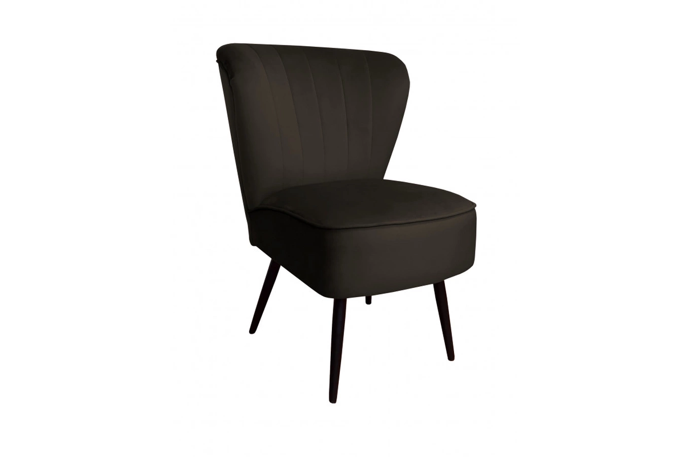 Tapicerowany fotel BOLSZEWIK na metalowych nogach