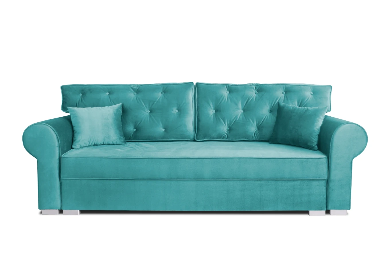 Elegancka sofa ROSIE z funkcją spania i pojemnikiem na pościel / szerokość 250 cm
