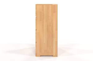 Drewniana komoda bukowa Visby Sandemo 4S80 / szer. 80 cm, kolor naturalny