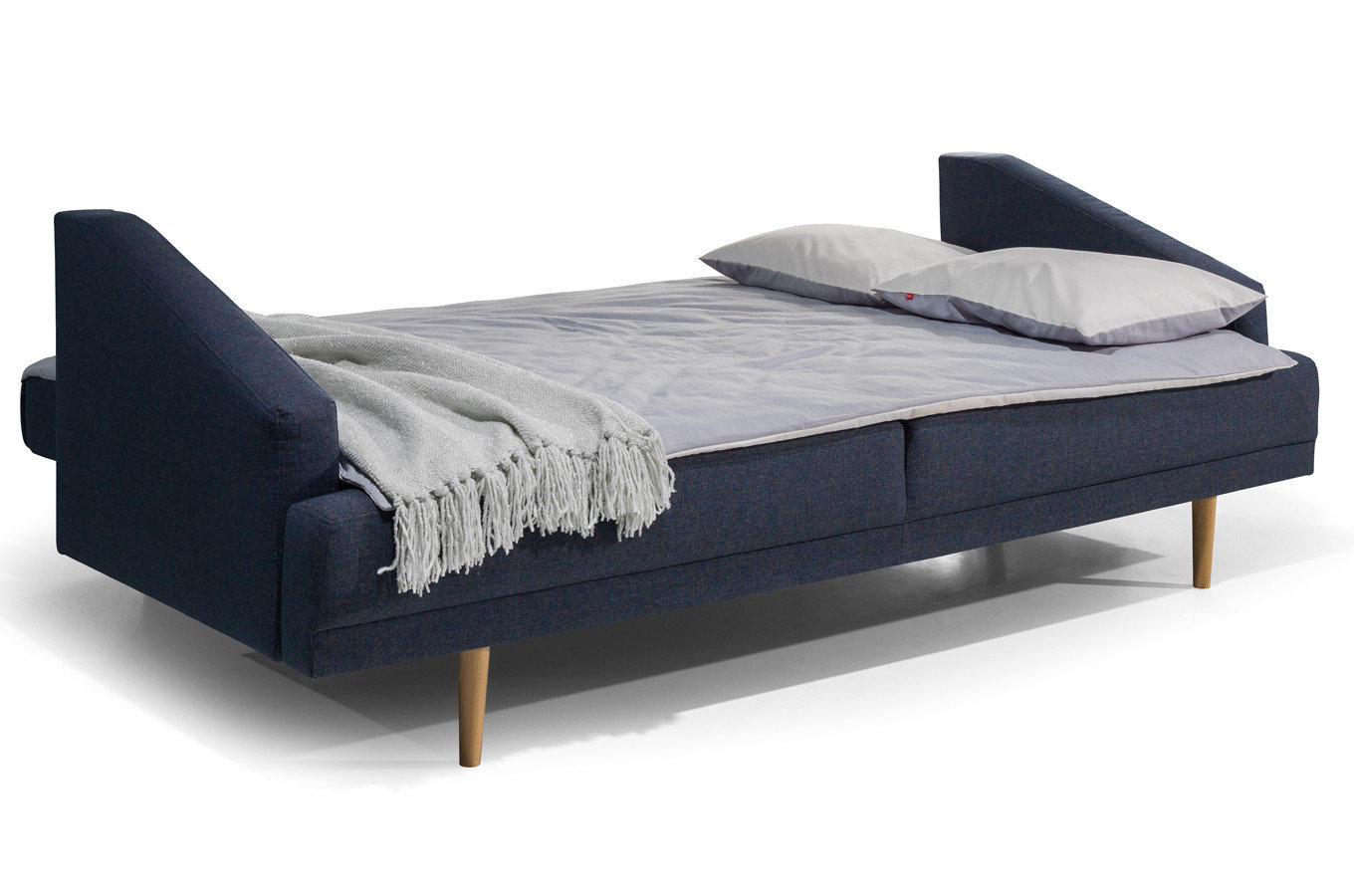 Nowoczesna sofa LOBOS z funkcją spania i pojemnikiem na pościel