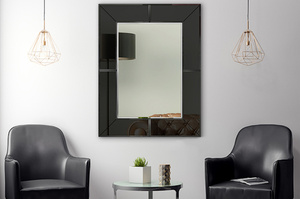 Prostokątne lustro FENIR BLACK
