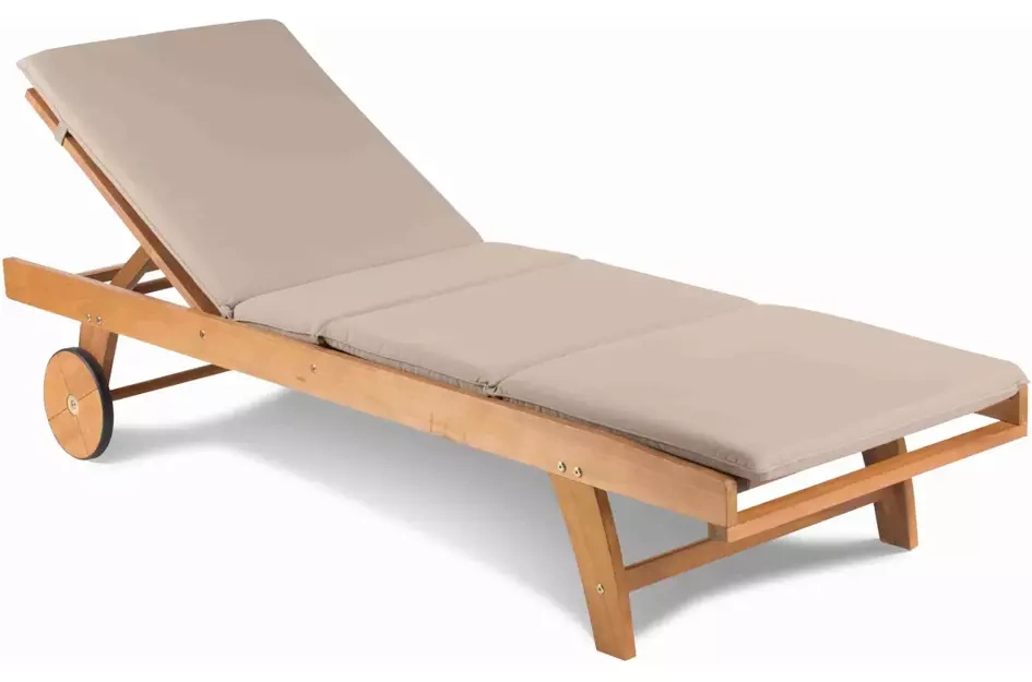 Leżak ogrodowy SINTRA z beżową poduszką