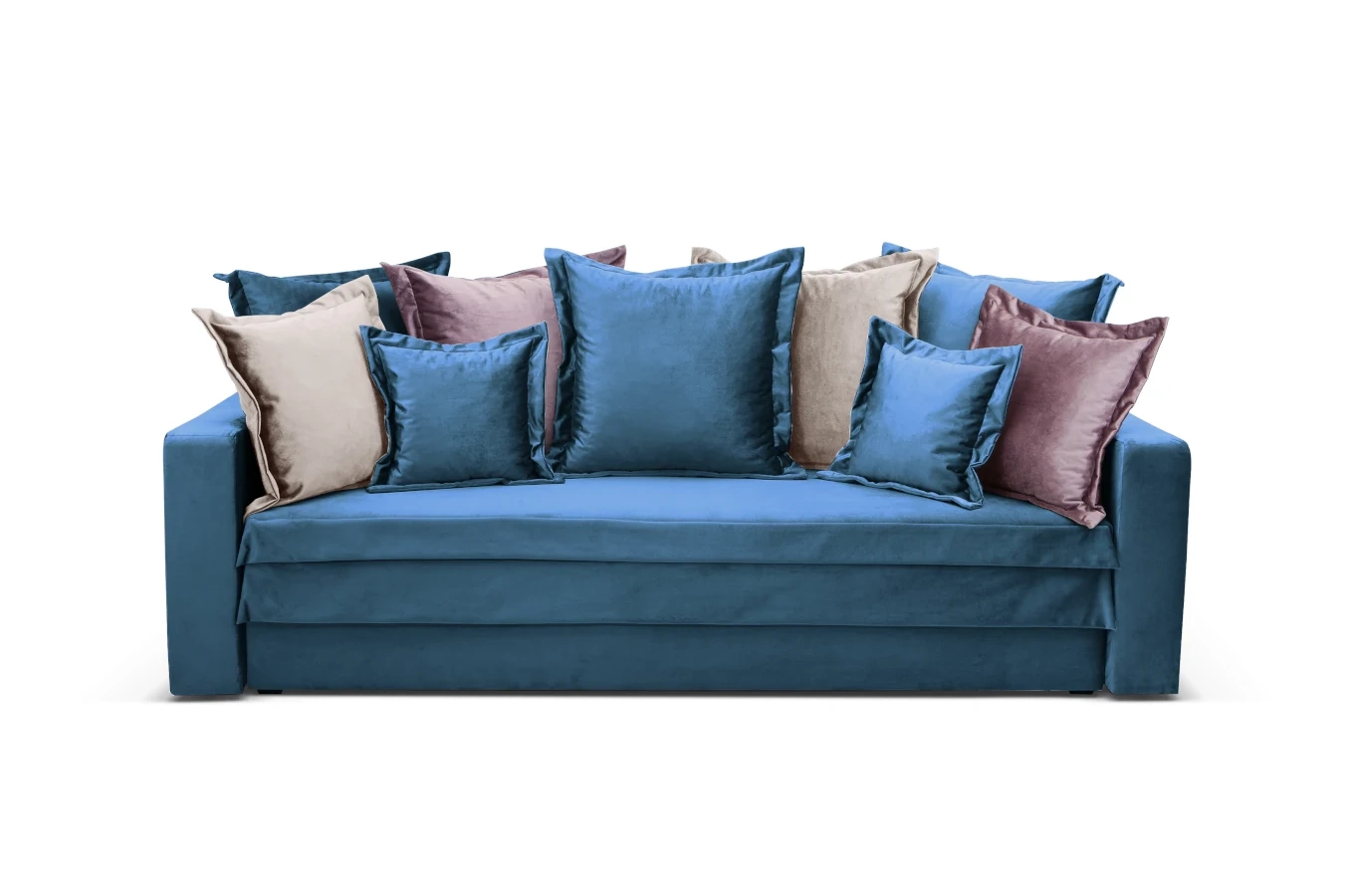 Nowoczesna sofa OCTAVIO z funkcją spania i pojemnikiem na pościel / szerokość 230 cm