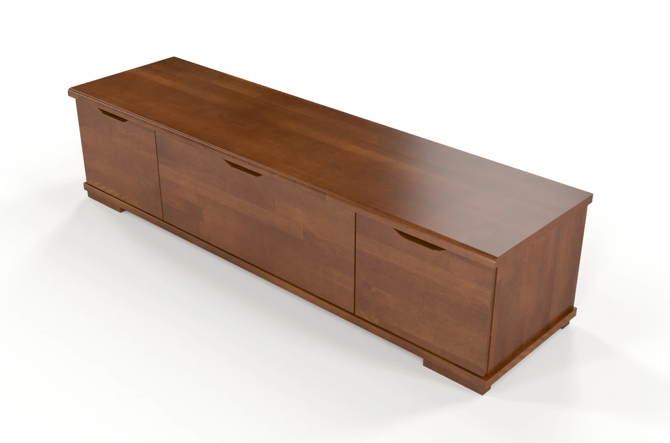 Drewniana szafka RTV bukowa Visby ARHUS z szufladami / szer. 157 cm