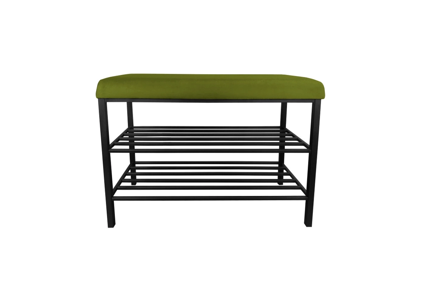 Tapicerowana ławka na buty DEXTER na metalowych nogach / kolor tkaniny do wyboru!