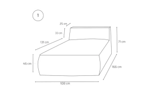 Nowoczesny narożnik modułowy MINKY 8