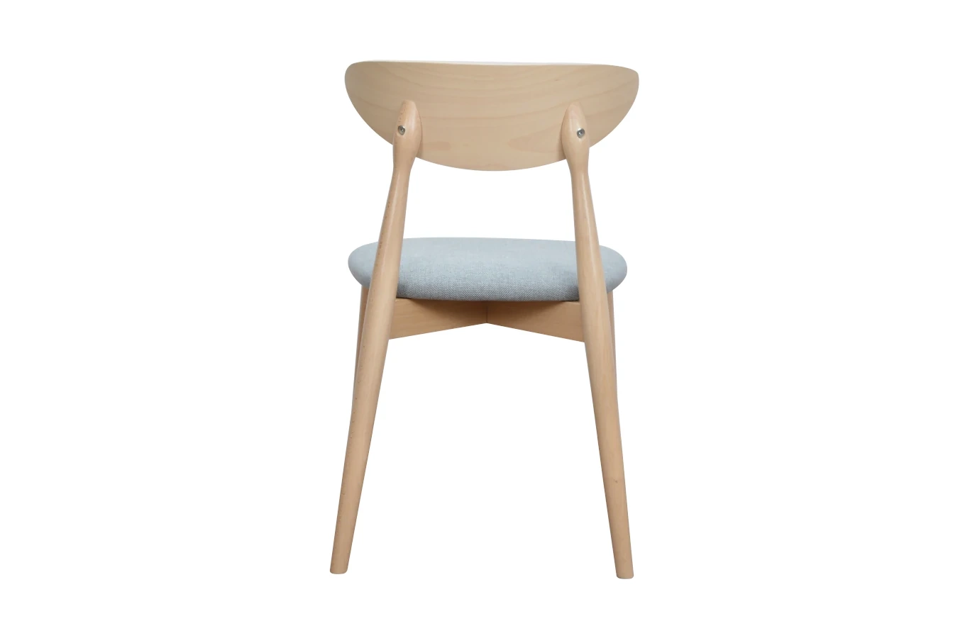 Tapicerowane krzesło YODA z drewna bukowego