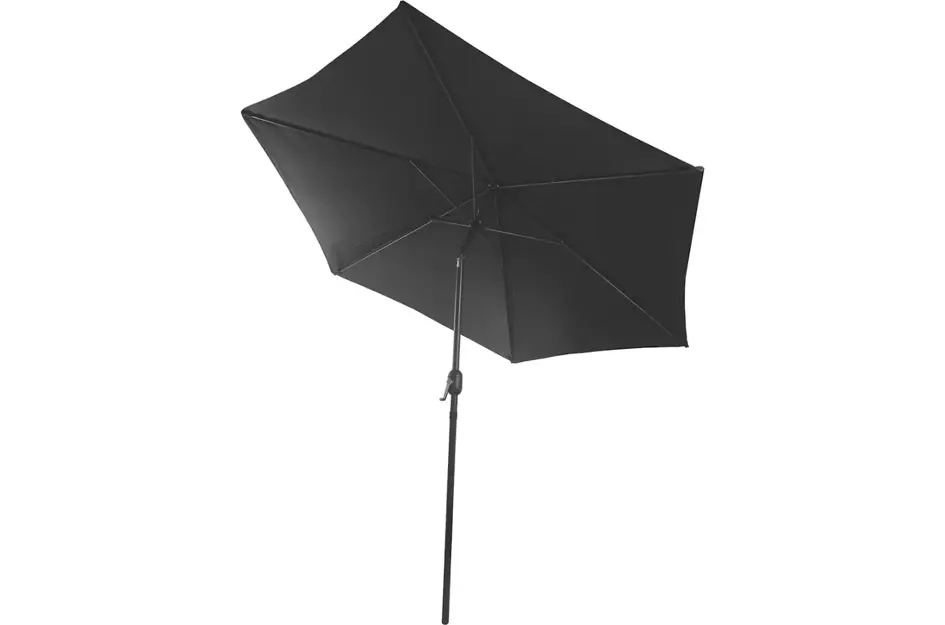 Czarny parasol ogrodowy MONTE / 3 m