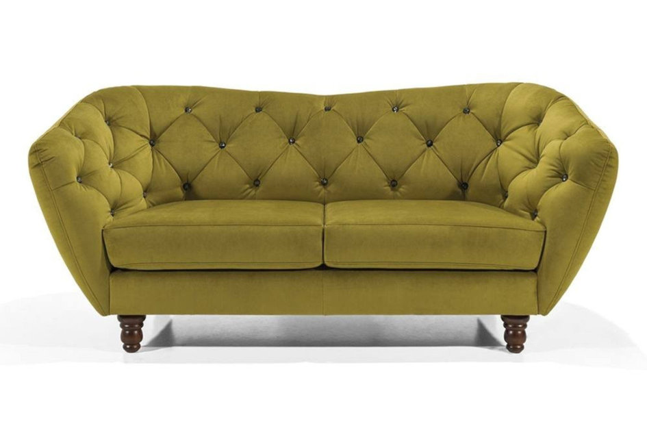 Elegancka sofa DOLORES z pikowanym oparciem / szerokość 190 cm