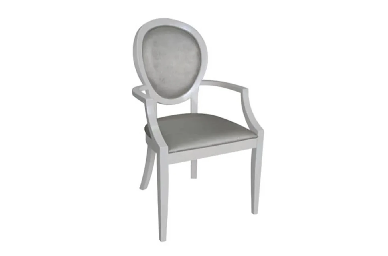 Eleganckie krzesło tapicerowane 780 w stylu glamour