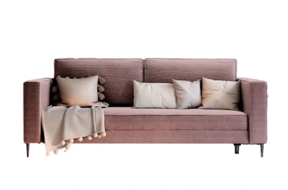 Nowoczesna sofa rozkładana GEPPI z funkcją spania i pojemnikiem na pościel / szerokość 226 cm