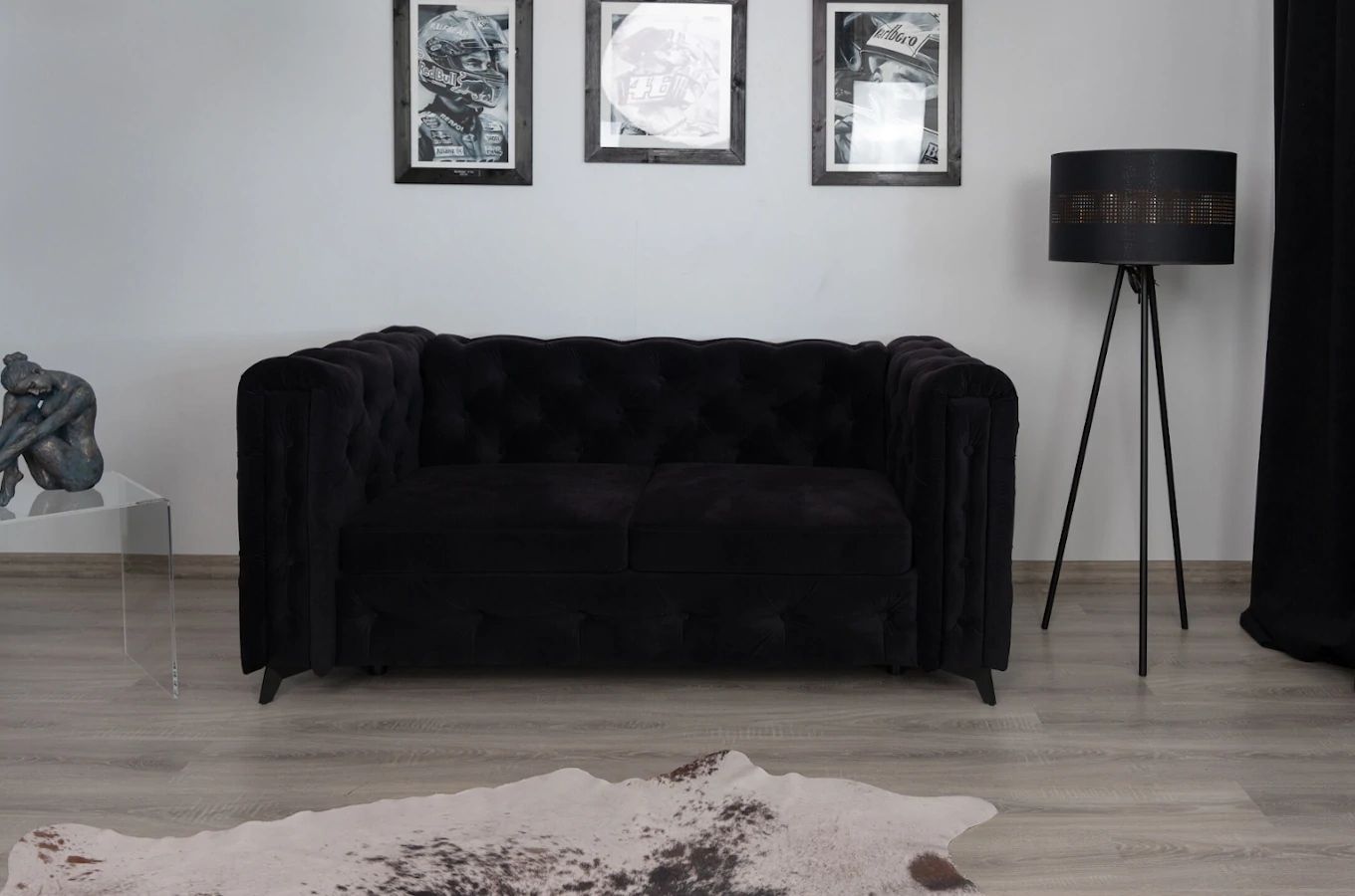 Elegancka 2-osobowa sofa MEDIOLAN II w stylu Chesterfield / szerokość 188 cm