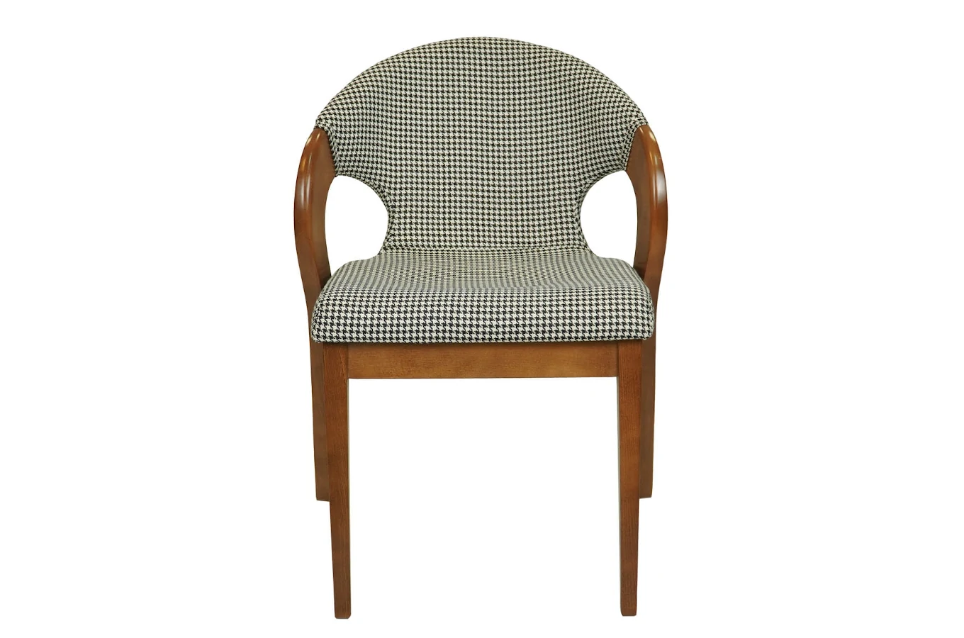 Eleganckie krzesło tapicerowane 877 w stylu retro
