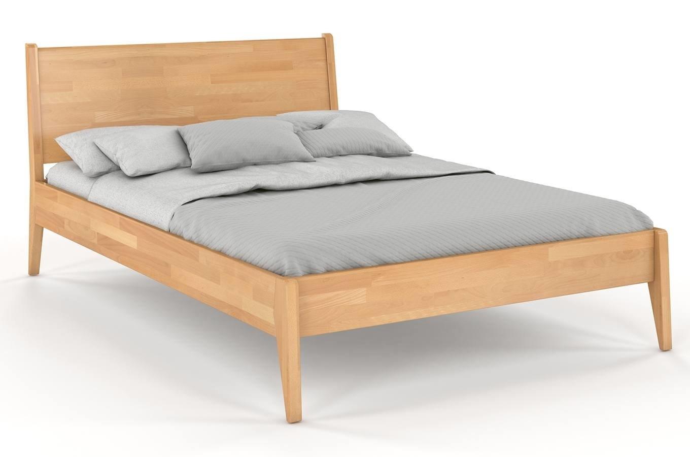 Łóżko drewniane bukowe Visby RADOM / 180x200 cm, kolor naturalny