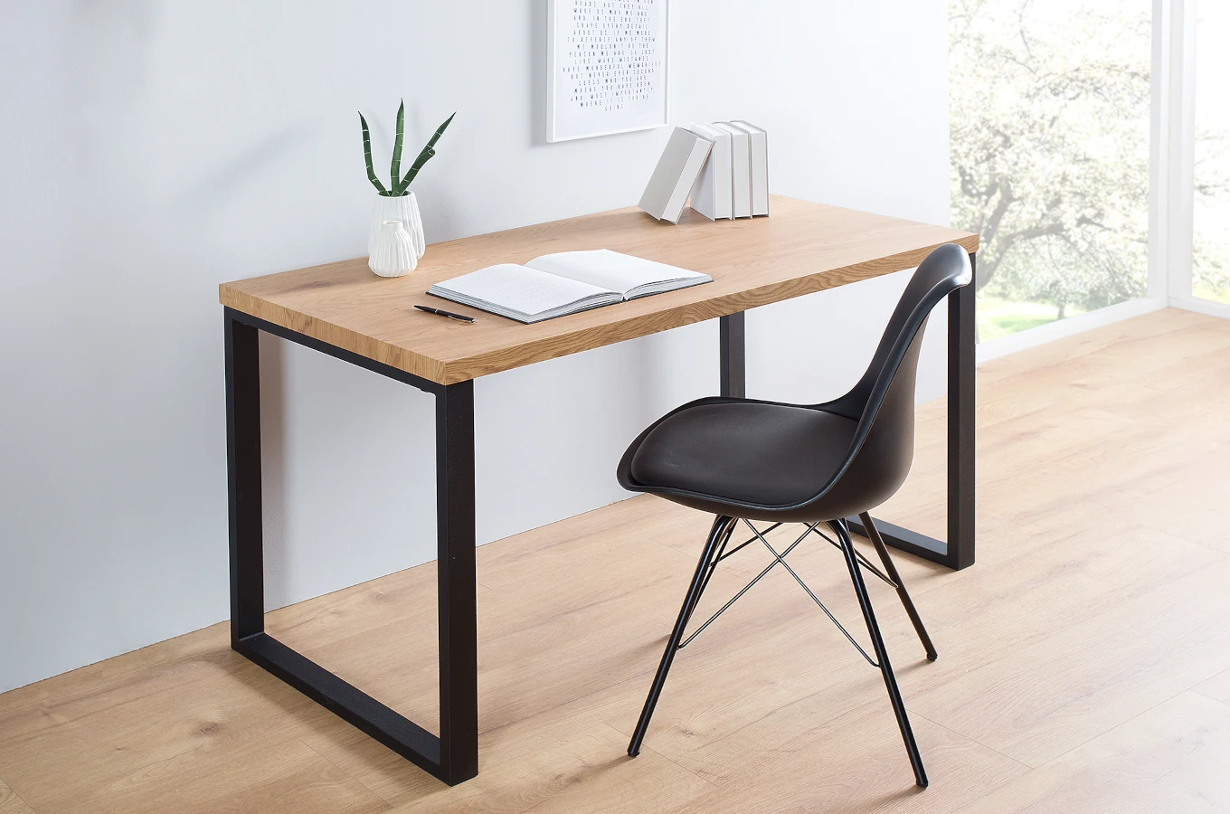 Nowoczesne biurko BLACK DESK / 120x60 cm