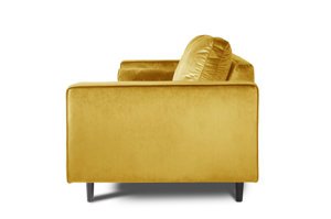  Nowoczesna sofa FRESH na wysokich nogach z poduszkami wałkami / szerokość 230 cm