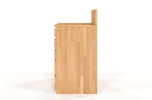 Drewniana komoda bukowa Visby Bergman 6+2 / kolor biały
